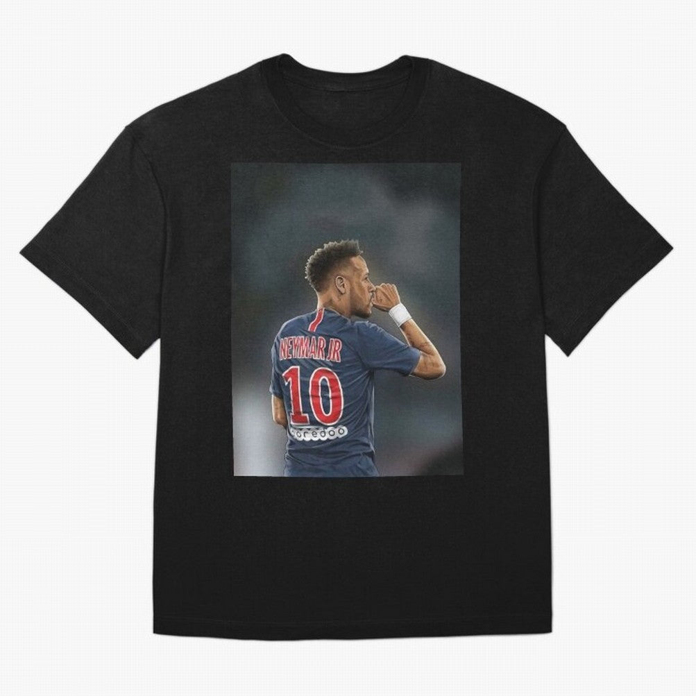 Neymar Watercolor Art Oversized T-Shirt Keep the Match Day Mood of FIFA World Cup 2026 USA Canada Mexico Spirit, Built around Brazil, Portugal and Argentina, Mbappe and Neymar, Match Day Excitement, Supporter Culture, Golden Goals and Global