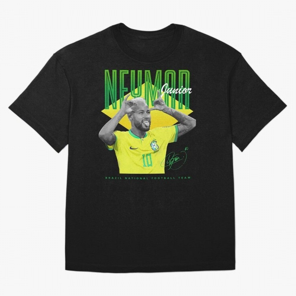 Neymar Jr. Oversized T-Shirt Show Championship Spirit for FIFA World Cup 2026 Group Stage Featuring Mbappe, France Energy, Worldwide Fan Energy, Dramatic Goals, Stadium Lights and Championship Celebrations; Ideal for Fans Who Follow Messi,