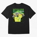 Neymar Jr. Oversized T-Shirt Show Championship Spirit for FIFA World Cup 2026 Group Stage Featuring Mbappe, France Energy, Worldwide Fan Energy, Dramatic Goals, Stadium Lights and Championship Celebrations; Ideal for Fans Who Follow Messi,
