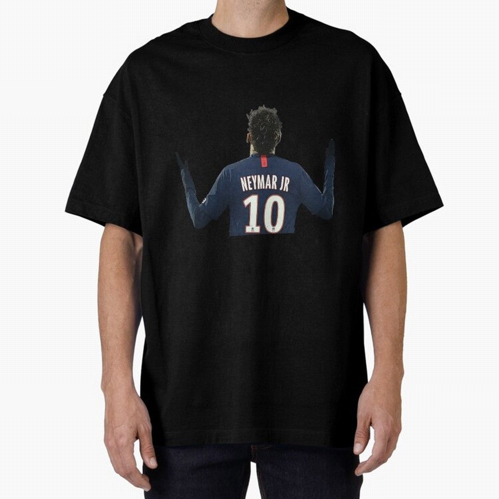 Neymar Jr Paris - 10 Oversized T-Shirt Wear the Spirit of Global Football Passion for FIFA World Cup 2026 Group Stage, Highlighting Messi, Neymar and Mbappe, England, France and Netherlands, Fan Favorite Moments, National Team Passion, Big Match