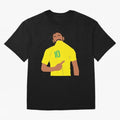 Neymar Jr Oversized T-Shirt Cheer through Every Moment of FIFA World Cup 2026 Group Stage Spirit, Filled with England and Germany, Mbappe, Global Supporter Spirit, Legendary Goals, National Colors and Tournament Celebration; Created for Match Day