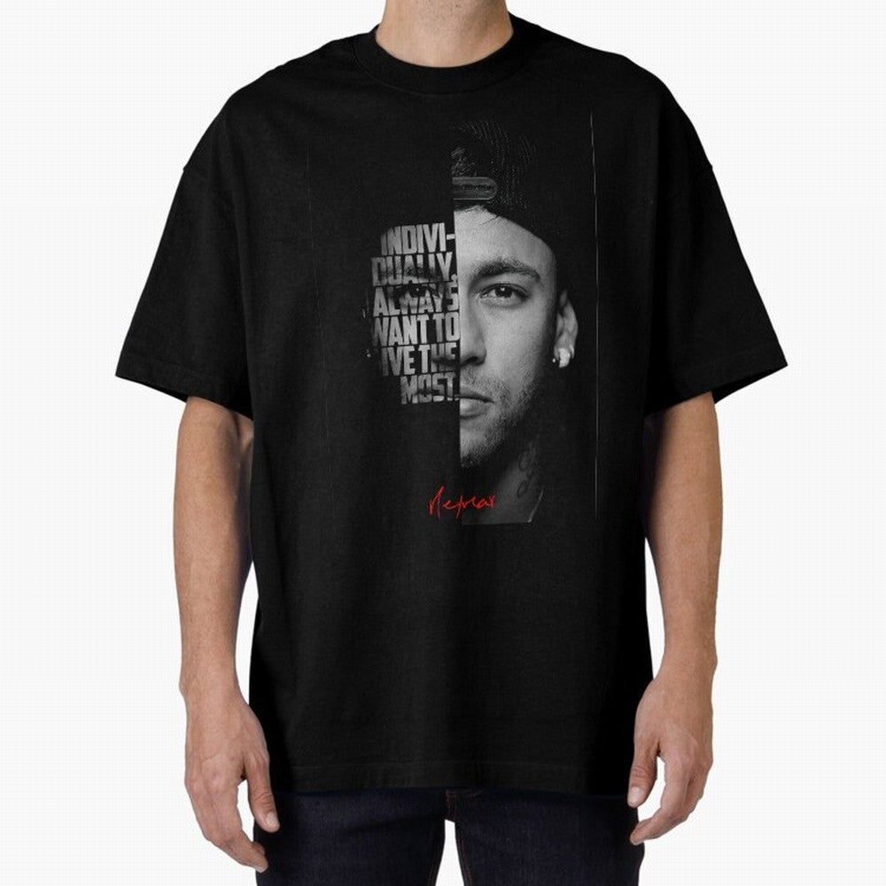 Black and white Neymar Jr quote. Classic T-Shirt Bring Champion Energy into the FIFA World Cup 2026 Journey through Mbappe Highlights, England and Germany Pride, Classic Soccer Heritage, Championship Pressure, Fan Loyalty and International Pride;