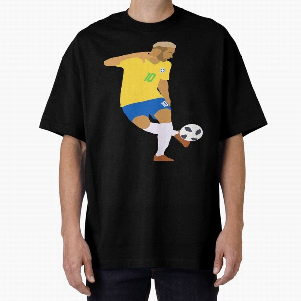 Neymar Brazil Football Control Skills Classic T-Shirt Live for the Drama of Global Football Passion for FIFA World Cup 2026 Group Stage, Capturing Messi, CR7 and Mbappe, Portugal, Spain and Germany, Match Day Excitement, Supporter Culture, Golden