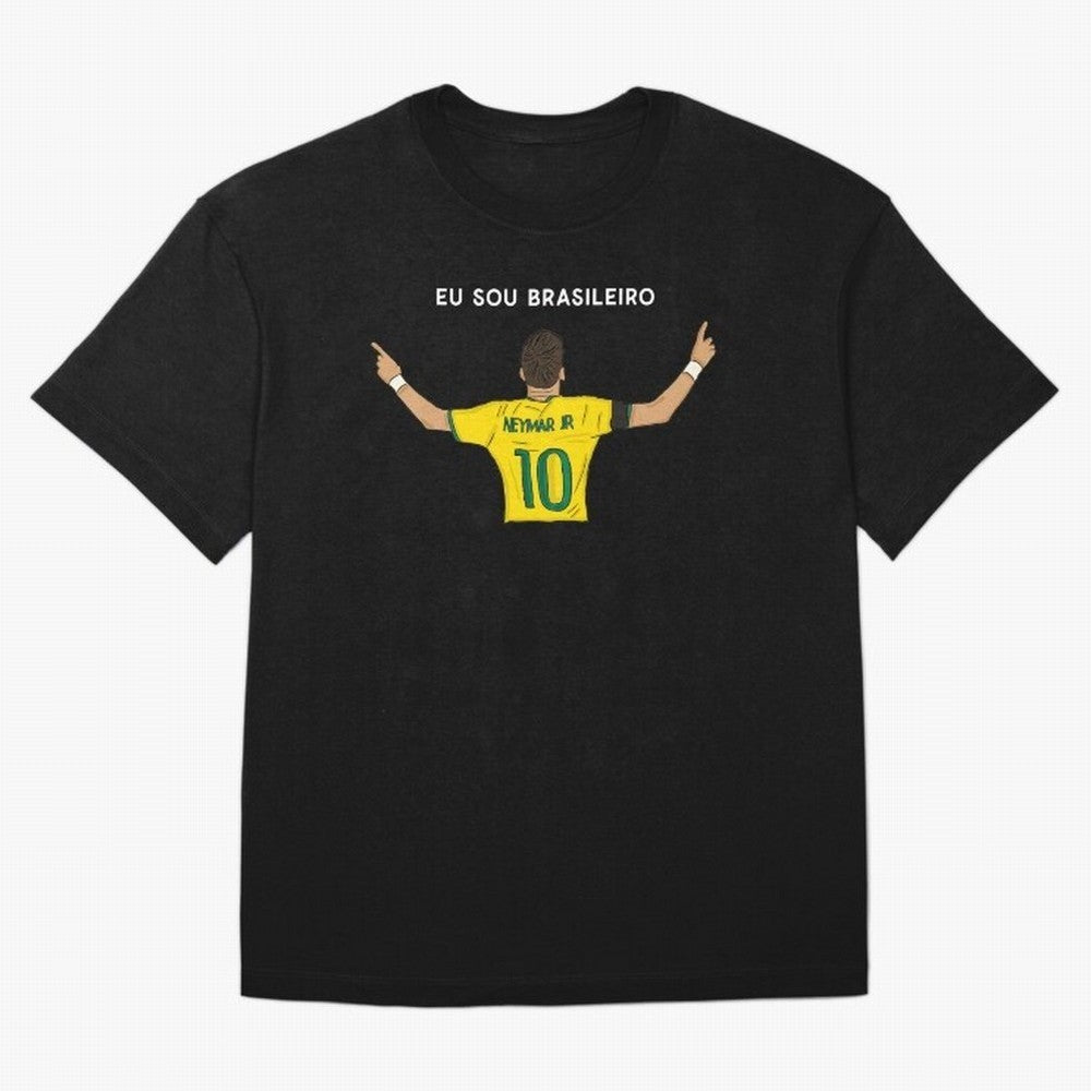 Neymar Jr Brazil Oversized T-Shirt Celebrate Football Heritage in FIFA World Cup 2026 USA Canada Mexico Inspired by CR7 and Messi, France Energy, Game Day Rituals, Football Legends, Country Pride and the Road to the Final; Perfect for People Who
