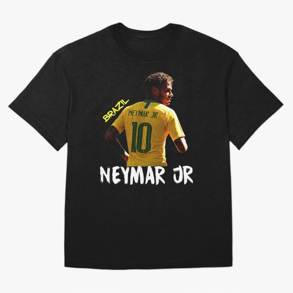 Brazil Neymar Selecao Oversized T-Shirt Bring World Football Passion into Global Football Passion for FIFA World Cup 2026, Featuring Haaland, France and Portugal, Global Supporter Spirit, Legendary Goals, National Colors and Tournament Celebration;