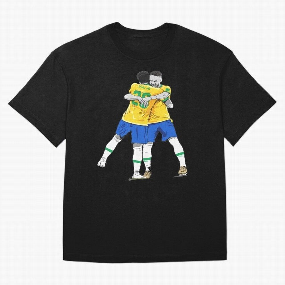 BRAZIL Neymar Jr and Vini Jr World Cup Celebration Classic T-Shirt Honor the Football Icons of FIFA World Cup 2026 Group Stage Featuring CR7, England Energy, Soccer Culture, Superstar Moments, National Team Dreams and Competitive Fire; Perfect for