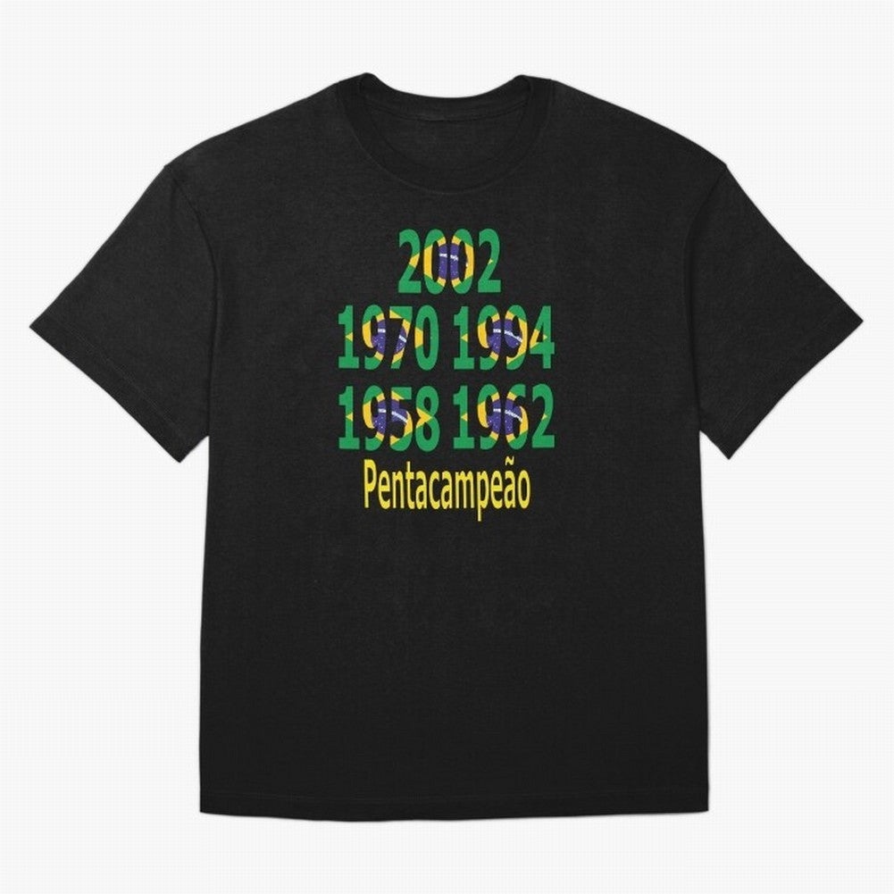 Brazil Five Stars - Champion Heritage Essential T-Shirt Bring Legendary Rivalry Energy to FIFA World Cup 2026 Spirit, Filled with France, Mbappe and Neymar, Championship Spirit, Famous Goals, Roaring Crowds and International Football Unity; Ideal