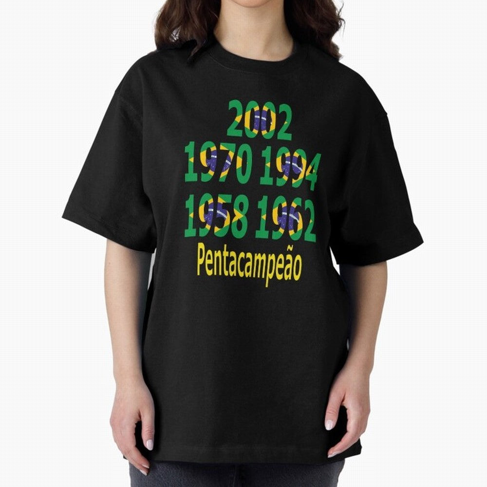Brazil Five Stars - Champion Heritage Essential T-Shirt Bring Legendary Rivalry Energy to FIFA World Cup 2026 Spirit, Filled with France, Mbappe and Neymar, Championship Spirit, Famous Goals, Roaring Crowds and International Football Unity; Ideal