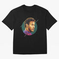 Geometric Neymar Classic T-Shirt Honor Football Greatness during FIFA World Cup 2026 Spirit, Built around Argentina, Mbappe and Neymar, Football Festival Excitement, Trophy Ambitions, Country Rivalries and Star Player Buzz; Ideal for Fans Who