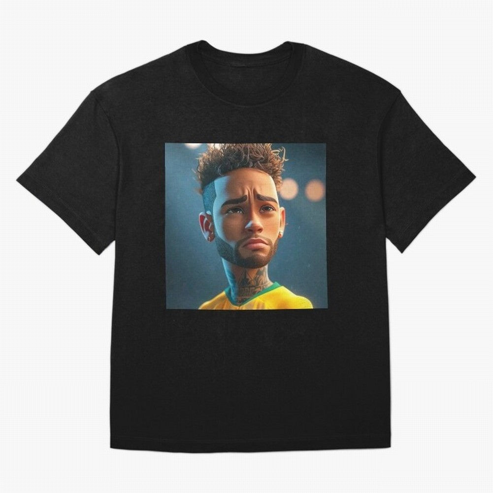 Neymar Jr cartoon picture Classic T-Shirt Represent FIFA World Cup 2026 Built around Neymar, Haaland and Cristiano Ronaldo, Argentina Energy, Championship Spirit, Famous Goals, Roaring Crowds and International Football Unity; Perfect for Fans,