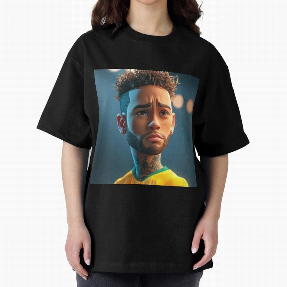 Neymar Jr cartoon picture Classic T-Shirt Represent FIFA World Cup 2026 Built around Neymar, Haaland and Cristiano Ronaldo, Argentina Energy, Championship Spirit, Famous Goals, Roaring Crowds and International Football Unity; Perfect for Fans,