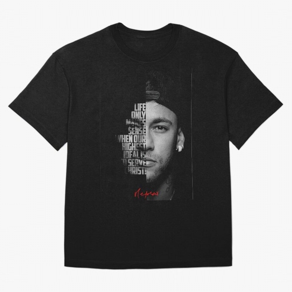 Black and white Neymar Jr quote. Classic T-Shirt Join Match Day Hype around FIFA World Cup 2026, Cristiano Ronaldo, Haaland and CR7, England, Retro Football Energy, Iconic Rivalries, Trophy Chase Drama and Stadium Atmosphere; Great for Watch