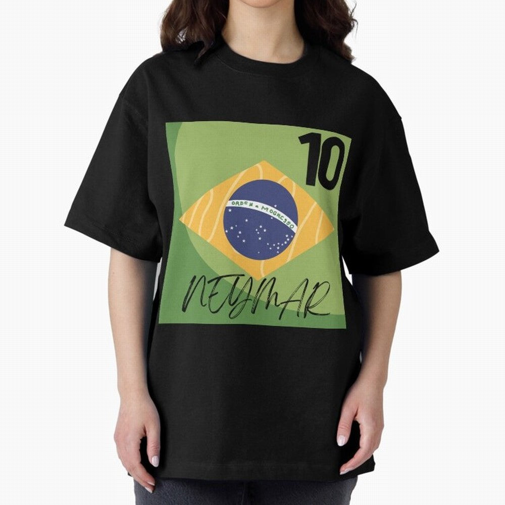 NEYMAR 10 Classic T-Shirt Bring Bold Fan Energy to Global Football Passion for FIFA World Cup 2026 USA Canada Mexico, with CR7 and Messi, England and Germany, Vintage Soccer Flavor, Modern Football Stars, National Flags and Final Night Emotion;