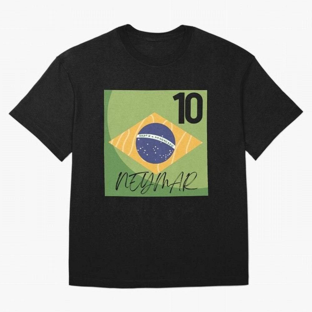 NEYMAR 10 Classic T-Shirt Bring Bold Fan Energy to Global Football Passion for FIFA World Cup 2026 USA Canada Mexico, with CR7 and Messi, England and Germany, Vintage Soccer Flavor, Modern Football Stars, National Flags and Final Night Emotion;