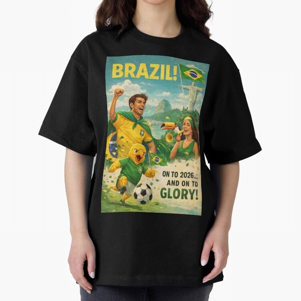 Brazil Rio de Janeiro Christ the Redeemer Sugarloaf Mountain FIFA World Cup 2026 Football Celebration Classic T-Shirt Fuel the Hype around FIFA World Cup 2026 for Fans of Cristiano Ronaldo, Haaland and CR7 and Germany, Bringing Championship Spirit,