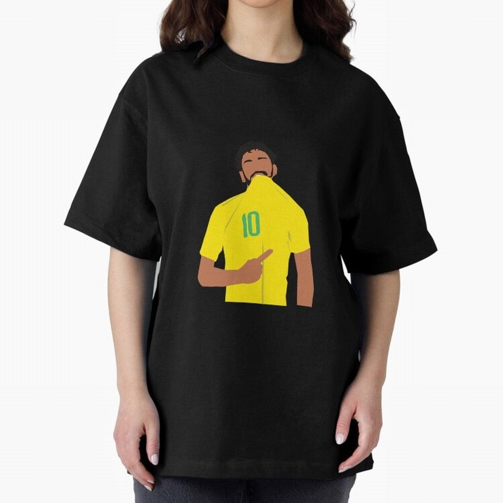 Neymar Jr Oversized T-Shirt Carry Match Day Hype around FIFA World Cup 2026, Messi, Neymar and Mbappe, Argentina, France and Brazil, Football History, Final Match Energy, Crowd Noise and Once in a Lifetime Moments; Great for Supporters Who Love