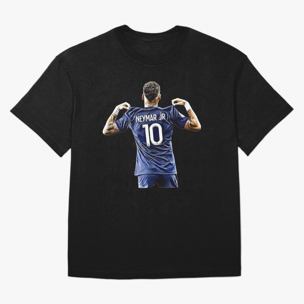 Neymar Jersey Number Classic T-Shirt Show Championship Spirit for FIFA World Cup 2026 Capturing CR7, Brazil Energy, Championship Spirit, Famous Goals, Roaring Crowds and International Football Unity; Perfect for People Who Love Argentina, Brazil,
