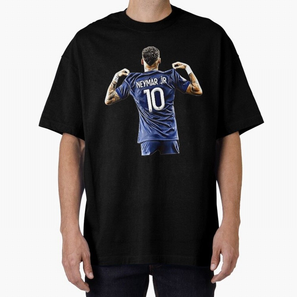 Neymar Jersey Number Classic T-Shirt Show Championship Spirit for FIFA World Cup 2026 Capturing CR7, Brazil Energy, Championship Spirit, Famous Goals, Roaring Crowds and International Football Unity; Perfect for People Who Love Argentina, Brazil,