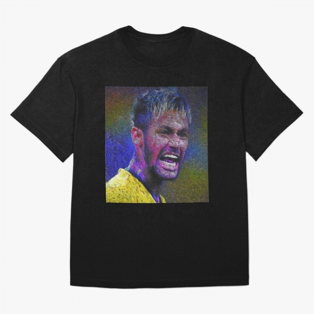 Neymar Poster Panting Art Brazilian Soccer Player Classic T-Shirt Relive the Noise and Pride of FIFA World Cup 2026 Group Stage Spirit, Celebrating Netherlands, Neymar, Haaland and Cristiano Ronaldo, Match Day Excitement, Supporter Culture, Golden
