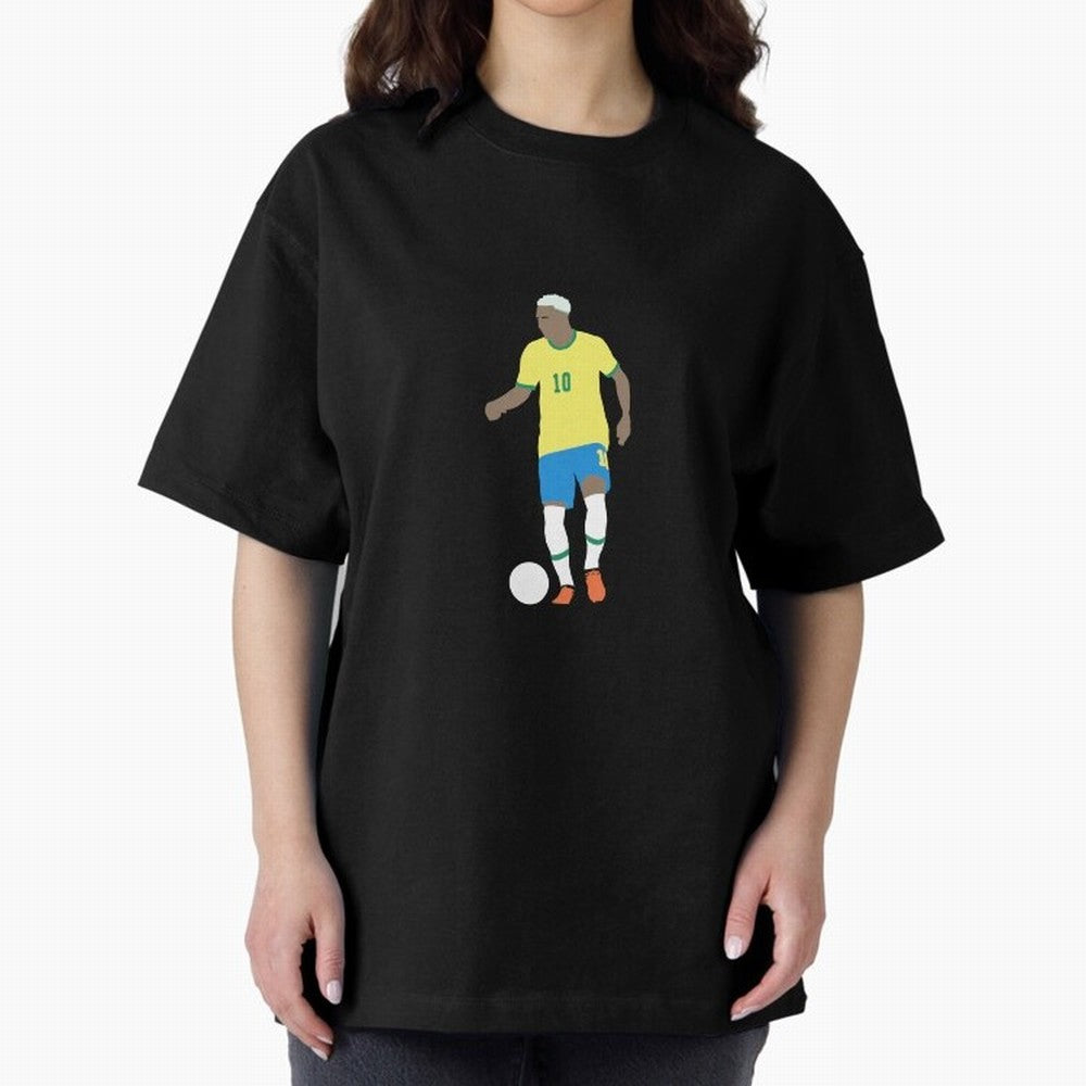 Neymar - Brazil Classic T-Shirt Represent the Passion of Match Day Hype around FIFA World Cup 2026 USA Canada Mexico, CR7, England, Retro Football Energy, Iconic Rivalries, Trophy Chase Drama and Stadium Atmosphere; Ideal for Football Dads,