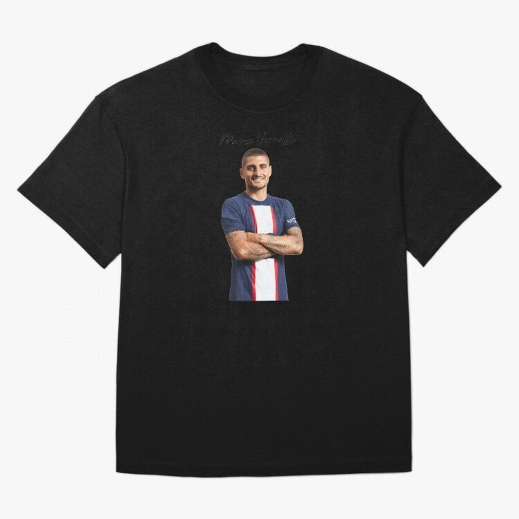 Marco Verratti Classic T-Shirt Celebrate Supporters United by Match Day Hype around FIFA World Cup 2026 USA Canada Mexico, Mbappe and Neymar, Spain and Netherlands, Sports Nostalgia, International Competition, Famous Players and Unforgettable