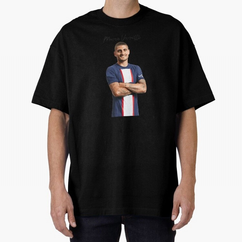 Marco Verratti Classic T-Shirt Celebrate Supporters United by Match Day Hype around FIFA World Cup 2026 USA Canada Mexico, Mbappe and Neymar, Spain and Netherlands, Sports Nostalgia, International Competition, Famous Players and Unforgettable