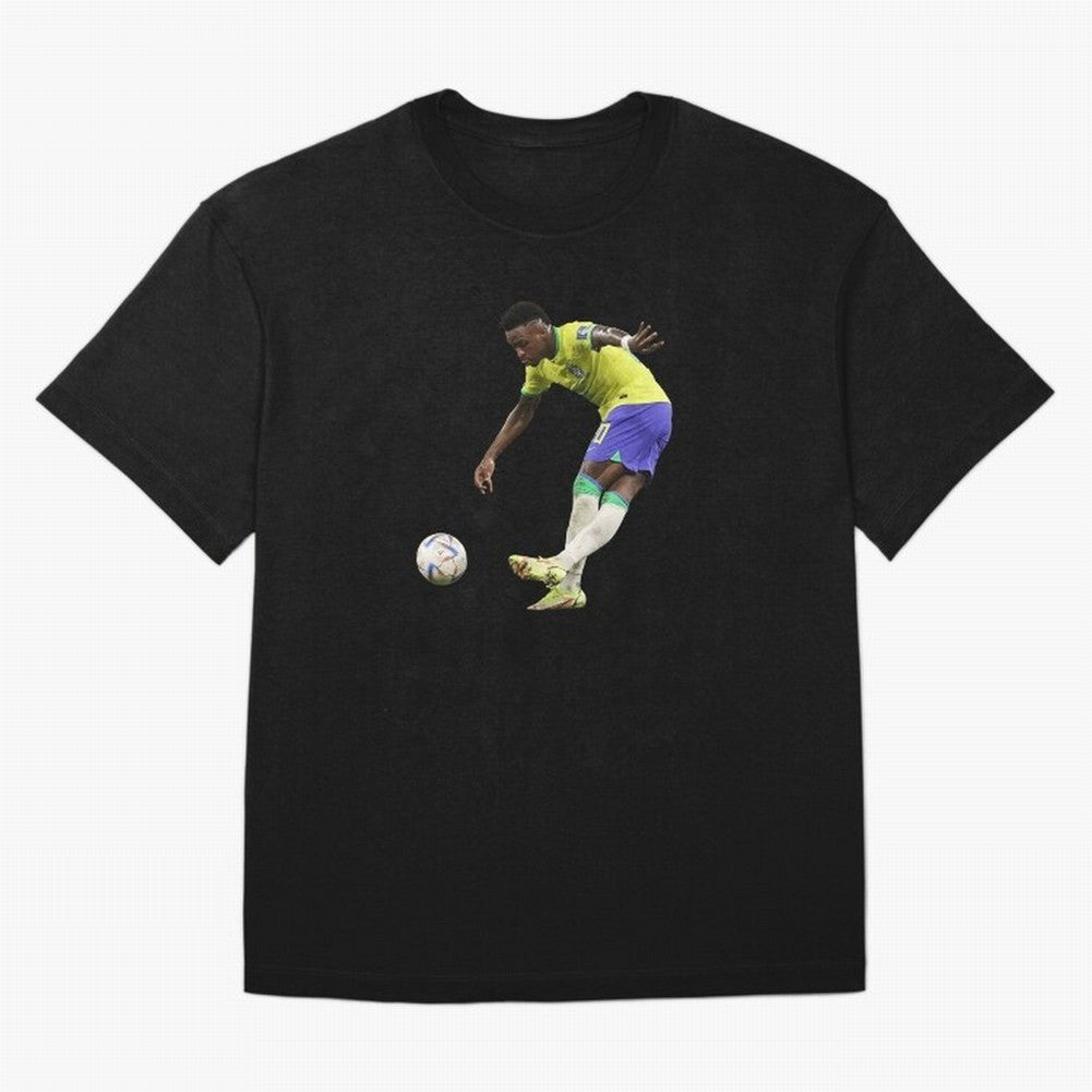 Vinicius Junior rabona Classic T-Shirt Relive Legendary Nights from the FIFA World Cup 2026 USA Canada Mexico Journey through Haaland and Mbappe Highlights, Portugal, Spain and Germany Pride, Global Supporter Spirit, Legendary Goals, National