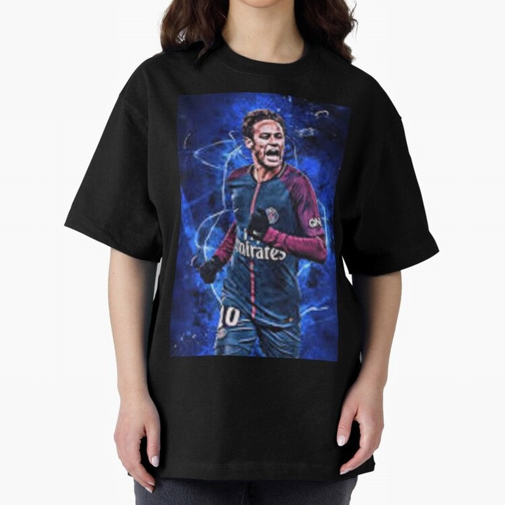 neymar jr art Oversized T-Shirt Celebrate the Stars of FIFA World Cup 2026 Group Stage Spirit, Made for Spain, CR7 and Messi, Goal Celebration Energy, Supporter Heritage, Football Icons and Worldwide Tournament Joy; Great for Supporters Who Love