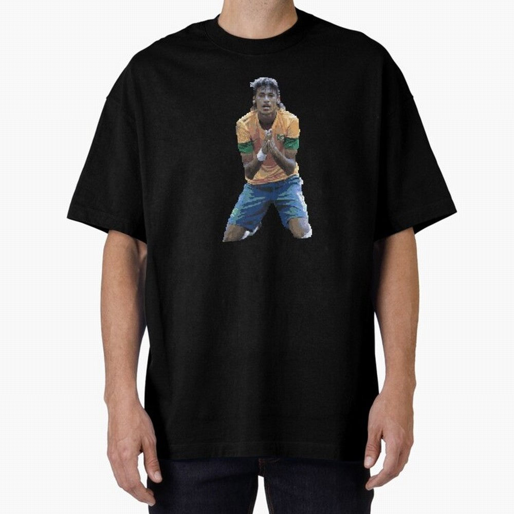 Neymar Jr Classic T-Shirt Celebrate Golden Goal Energy in FIFA World Cup 2026 Group Stage Centered on Messi, CR7 and Mbappe, France and Portugal Energy, Retro Football Energy, Iconic Rivalries, Trophy Chase Drama and Stadium Atmosphere; Made for