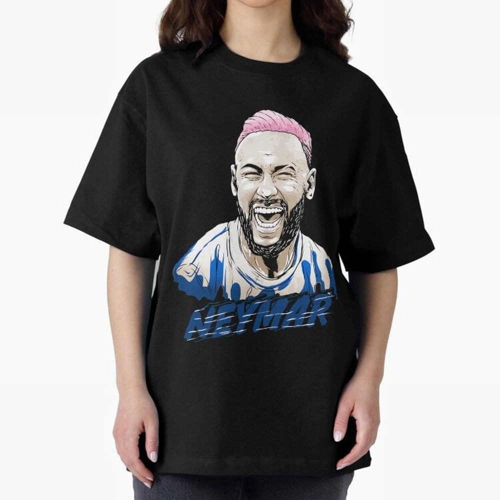 neymar superstar in paris Oversized T-Shirt Experience the Global Stage of the FIFA World Cup 2026 Journey through Mbappe Highlights, Brazil Pride, Football Passion, Legendary Performances, Festival Vibes and Supporter Community; Perfect for