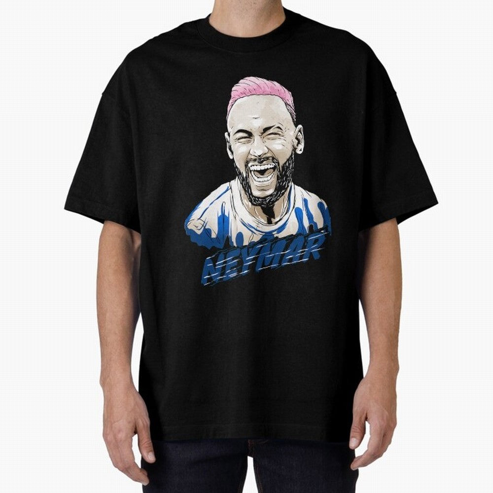 neymar superstar in paris Oversized T-Shirt Experience the Global Stage of the FIFA World Cup 2026 Journey through Mbappe Highlights, Brazil Pride, Football Passion, Legendary Performances, Festival Vibes and Supporter Community; Perfect for