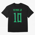 Neymar Jr #10 (Brazil) Oversized T-Shirt Celebrate Football Dreams Across FIFA World Cup 2026 Group Stage with Cristiano Ronaldo, Portugal Energy, Supporter Pride, Iconic Celebrations, Legendary Names and Global Match Day Energy; Created for Match