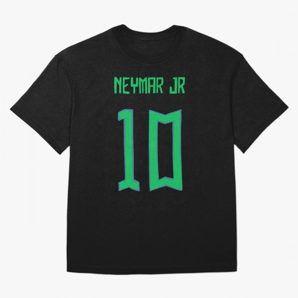 Neymar Jr #10 (Brazil) Oversized T-Shirt Celebrate Football Dreams Across FIFA World Cup 2026 Group Stage with Cristiano Ronaldo, Portugal Energy, Supporter Pride, Iconic Celebrations, Legendary Names and Global Match Day Energy; Created for Match