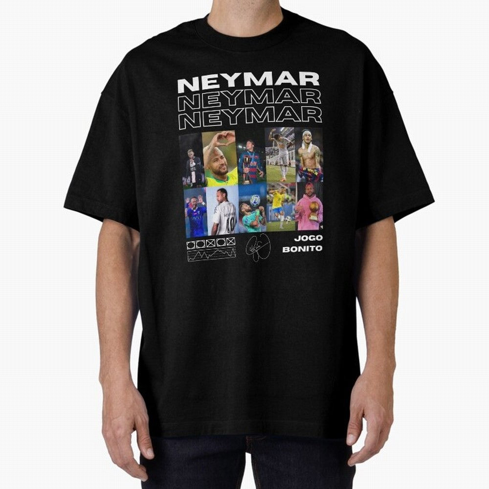 Neymar Jr. Collage Classic T-Shirt Show Fan Pride Across FIFA World Cup 2026 Group Stage Spirit, Built around Spain, Mbappe and Neymar, Vintage Soccer Flavor, Modern Football Stars, National Flags and Final Night Emotion; Perfect for Supporters Who
