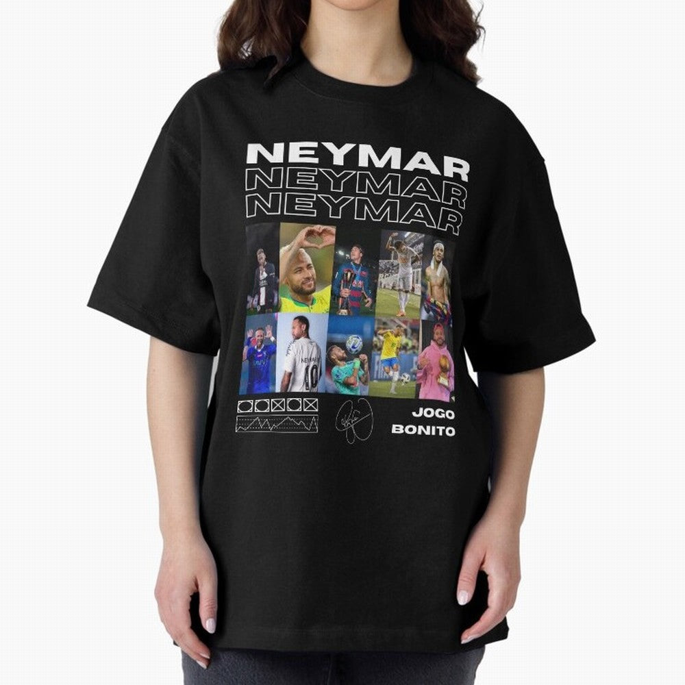 Neymar Jr. Collage Classic T-Shirt Show Fan Pride Across FIFA World Cup 2026 Group Stage Spirit, Built around Spain, Mbappe and Neymar, Vintage Soccer Flavor, Modern Football Stars, National Flags and Final Night Emotion; Perfect for Supporters Who
