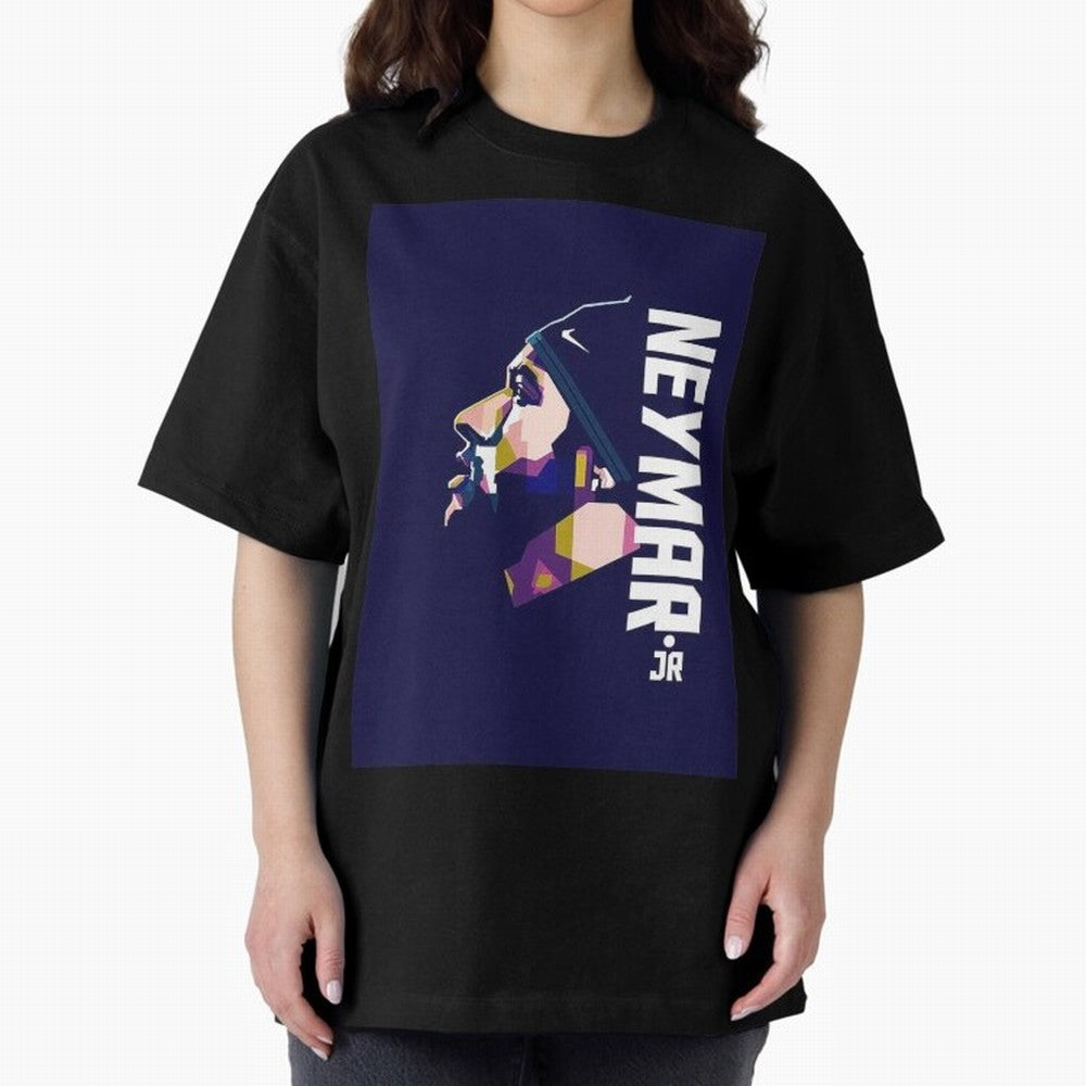 Neymar Jr Art Print Navy Classic T-Shirt Feel the Heartbeat of FIFA World Cup 2026 for Fans of Cristiano Ronaldo, Haaland and CR7 and Argentina, France and Brazil, Bringing Match Day Excitement, Supporter Culture, Golden Goals and Global Football