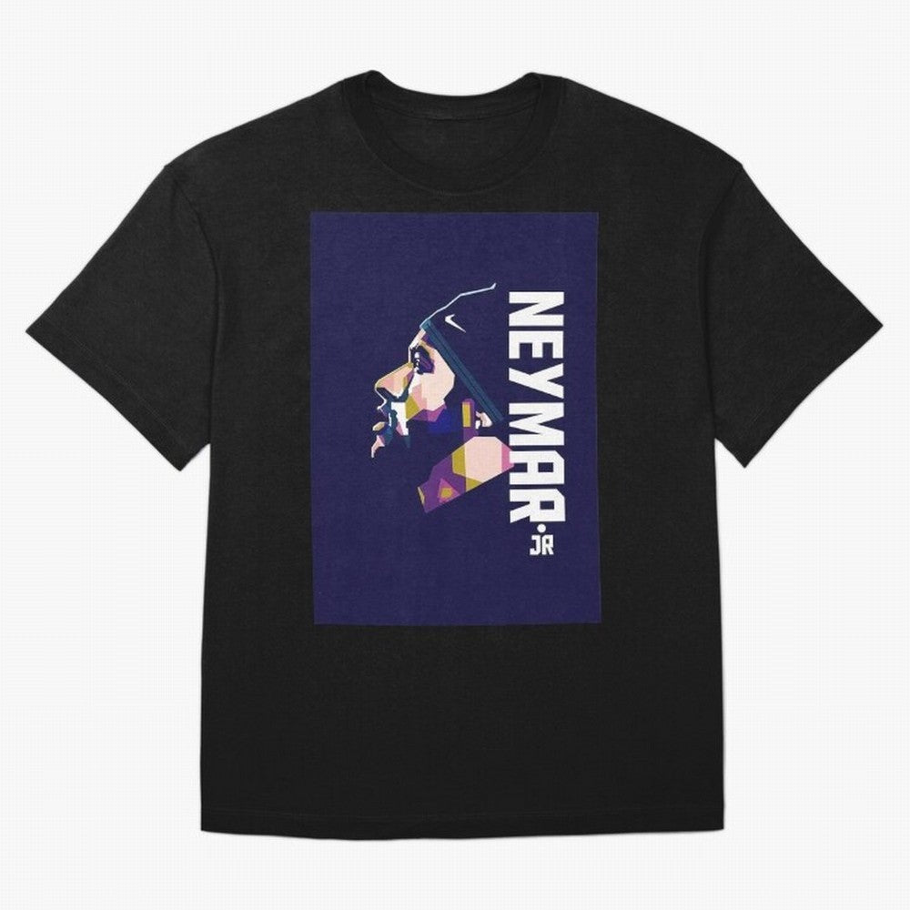Neymar Jr Art Print Navy Classic T-Shirt Feel the Heartbeat of FIFA World Cup 2026 for Fans of Cristiano Ronaldo, Haaland and CR7 and Argentina, France and Brazil, Bringing Match Day Excitement, Supporter Culture, Golden Goals and Global Football