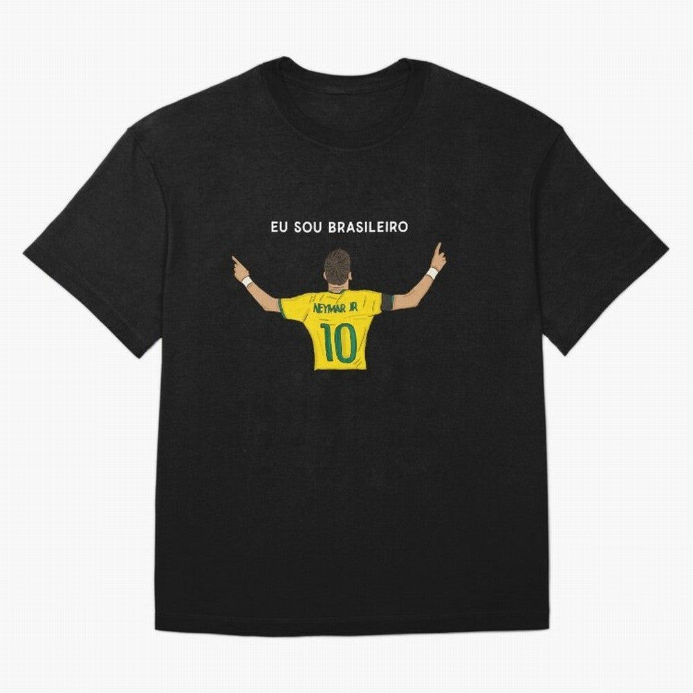 Neymar Jr Brazil Oversized T-Shirt Represent Football Lovers during Match Day Hype around FIFA World Cup 2026, Neymar, England, Football History, Final Match Energy, Crowd Noise and Once in a Lifetime Moments; Made for Die Hard Supporters, Soccer