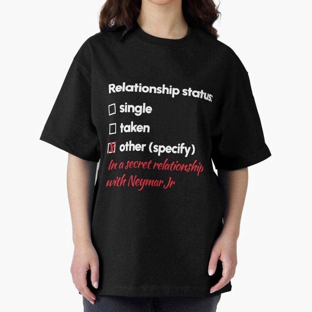 Neymar Jr - Relationship 2 Oversized T-Shirt Mark FIFA World Cup 2026 USA Canada Mexico Connected to Neymar, Haaland and Cristiano Ronaldo, Spain and Netherlands Energy, Soccer Culture, Superstar Moments, National Team Dreams and Competitive Fire;