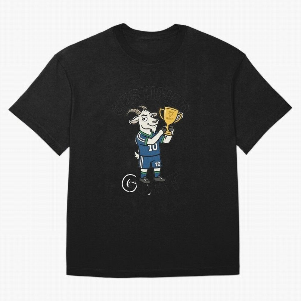 Certified G.O.A.T Classic T-Shirt Celebrate Rivalries and Pride in FIFA World Cup 2026 Group Stage Spirit, Connected to Argentina and Brazil, Messi and Cristiano Ronaldo, Classic Soccer Heritage, Championship Pressure, Fan Loyalty and International