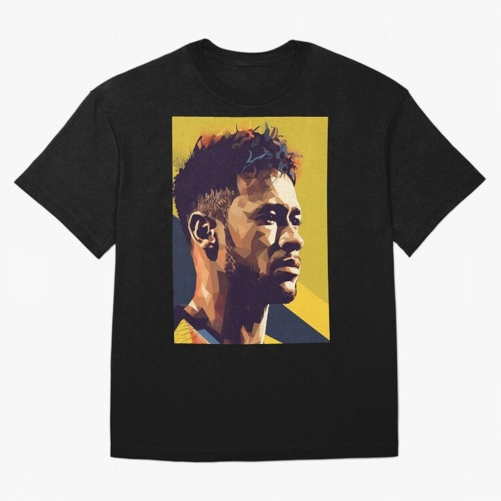 Neymar Jr art Oversized T-Shirt Refresh Match Day Hype around FIFA World Cup 2026 Group Stage, CR7 and Messi, Portugal, Vintage Soccer Flavor, Modern Football Stars, National Flags and Final Night Emotion; Ideal for Fans Who Follow Messi, Cristiano