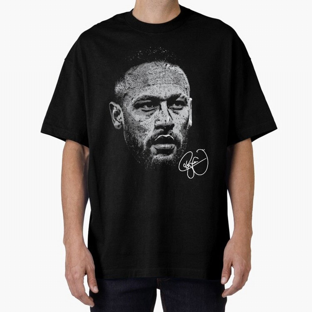 Neymar Signed Oversized T-Shirt Fuel Your Fan Pride for the FIFA World Cup 2026 Group Stage Journey through Haaland Highlights, Portugal Pride, Retro Football Energy, Iconic Rivalries, Trophy Chase Drama and Stadium Atmosphere; Made for Die Hard