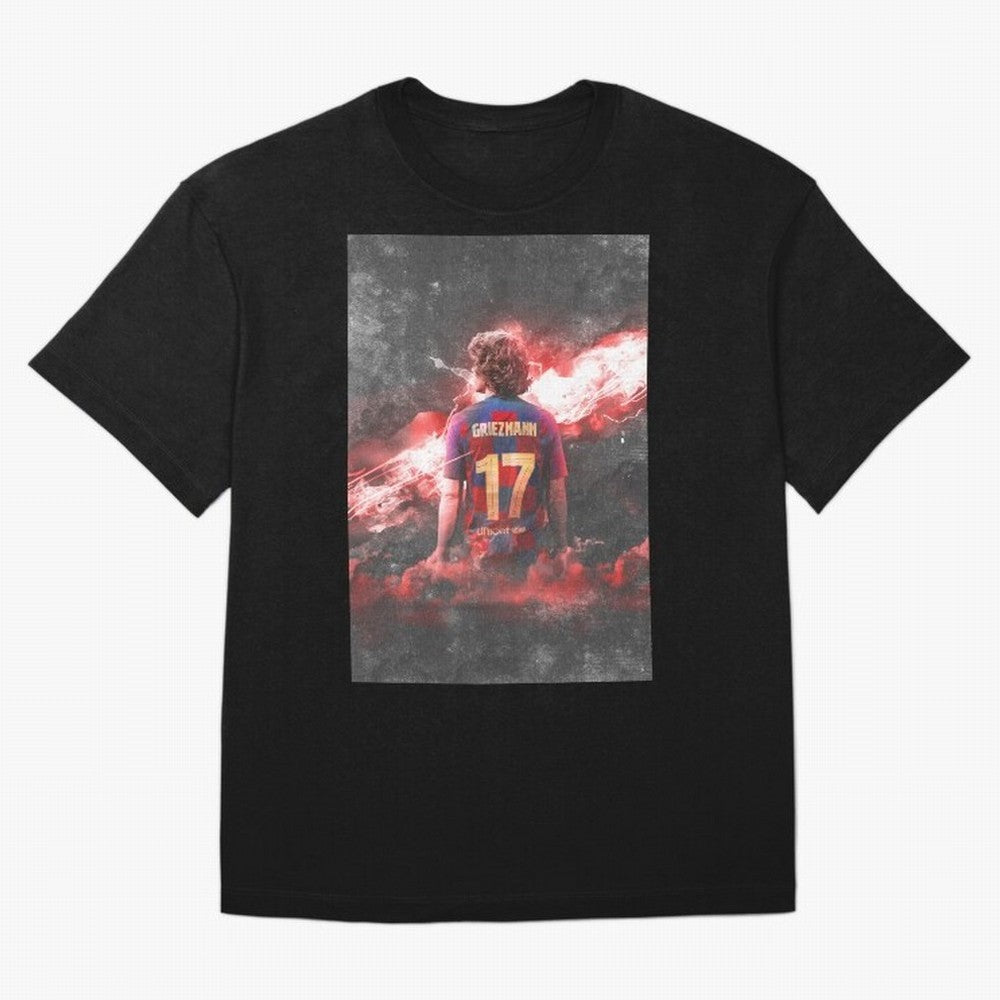 Barcelona Greizmann Classic T-Shirt Showcase the FIFA World Cup 2026 Group Stage Journey through Haaland and Mbappe Highlights, Brazil, Portugal and Argentina Pride, Stadium Chants, National Pride, Trophy Dreams and Unforgettable Football Memories;