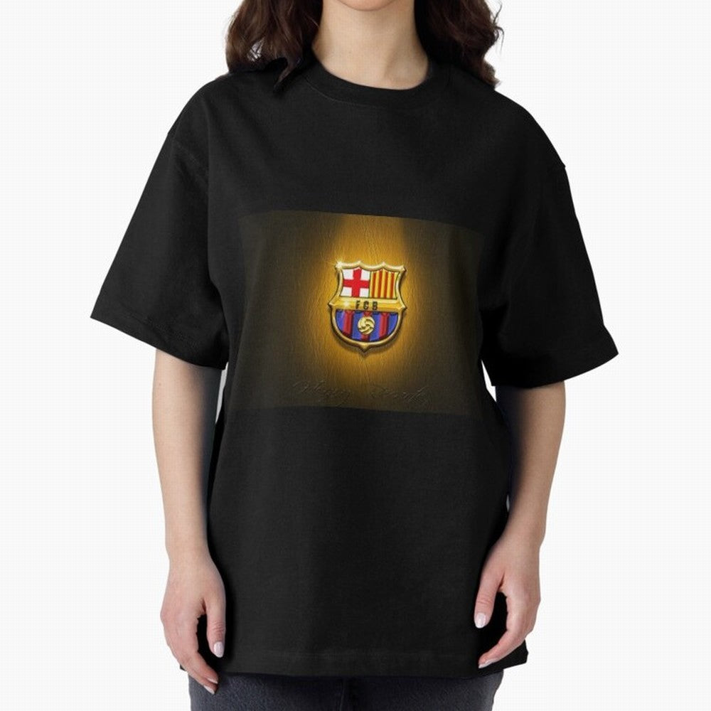 barcelona Oversized T-Shirt Enjoy Global Football Passion for FIFA World Cup 2026 Group Stage, Connected to Neymar, Haaland and Cristiano Ronaldo, Germany, Global Supporter Spirit, Legendary Goals, National Colors and Tournament Celebration; Ideal