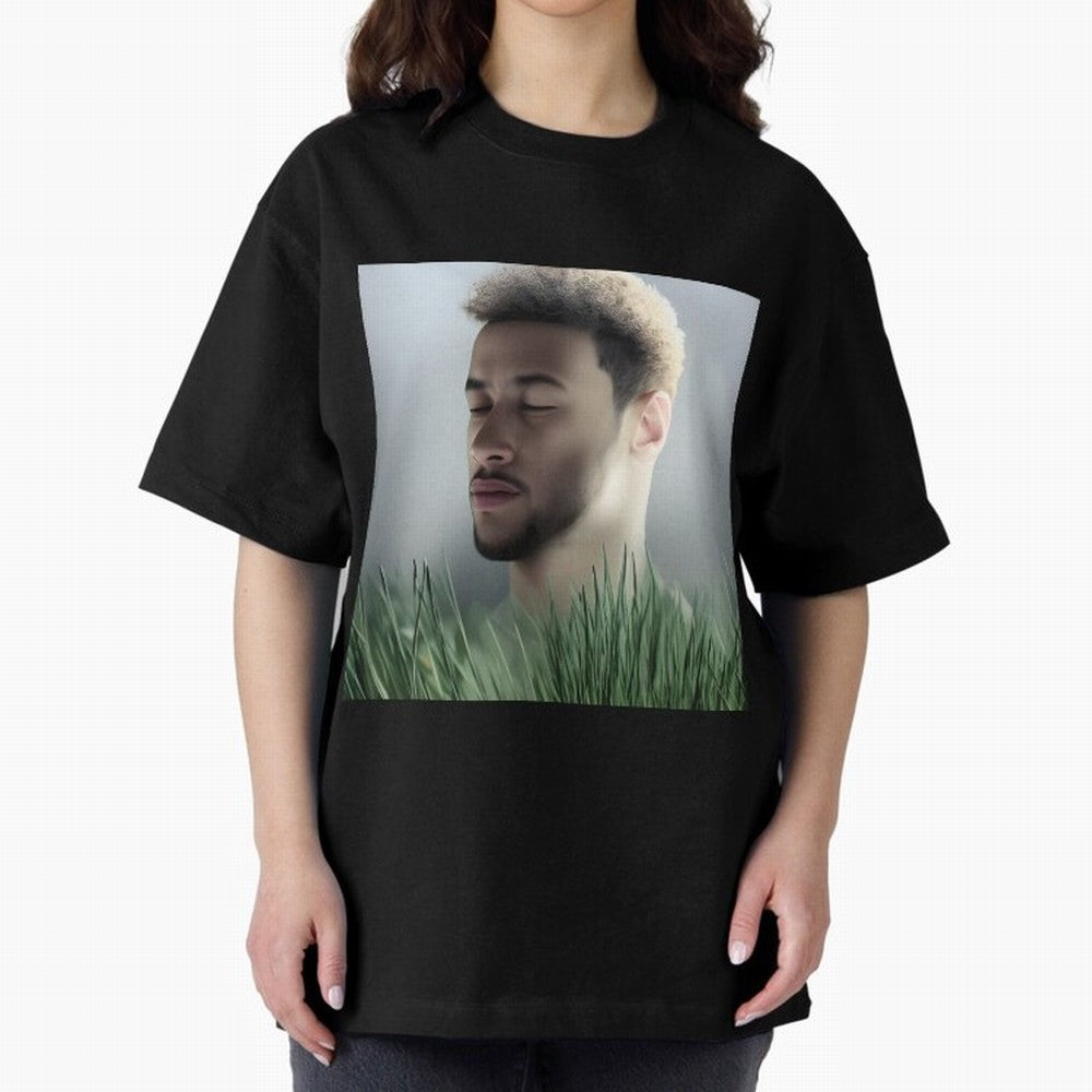 Eden #100 special Neymar Jr football player Oversized T-Shirt Keep Football History Alive during Match Day Hype around FIFA World Cup 2026 Group Stage, Neymar, Brazil, Portugal and Argentina, Football Festival Excitement, Trophy Ambitions, Country