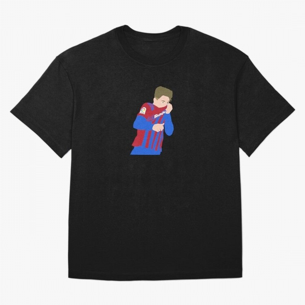 Gavi Barcelona Oversized T-Shirt Turn Football Passion into Global Football Passion for FIFA World Cup 2026, Celebrating Messi, Neymar and Mbappe, Netherlands, Football Festival Excitement, Trophy Ambitions, Country Rivalries and Star Player Buzz;