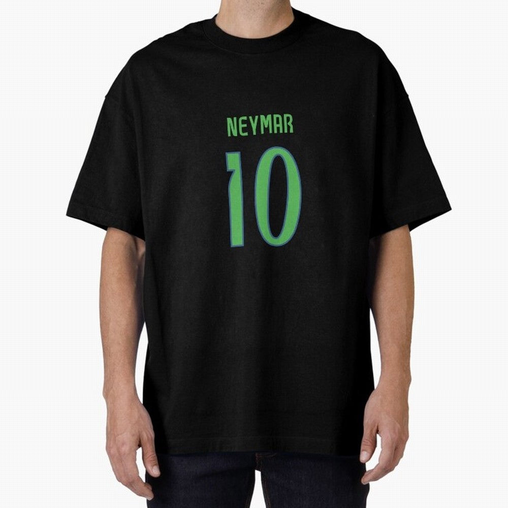 Neymar Jr Brazil Home Jersey 2024 Classic T-Shirt Stand Proud for FIFA World Cup 2026 Group Stage Centered on Messi and Cristiano Ronaldo, England, France and Netherlands Energy, Retro Football Energy, Iconic Rivalries, Trophy Chase Drama and