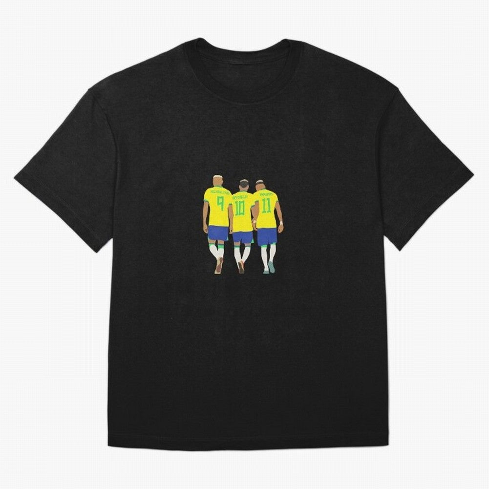 brazil soccer players Oversized T-Shirt Relive Legendary Nights from Global Football Passion for FIFA World Cup 2026 USA Canada Mexico, Connected to CR7, England, France and Netherlands, Global Supporter Spirit, Legendary Goals, National Colors and