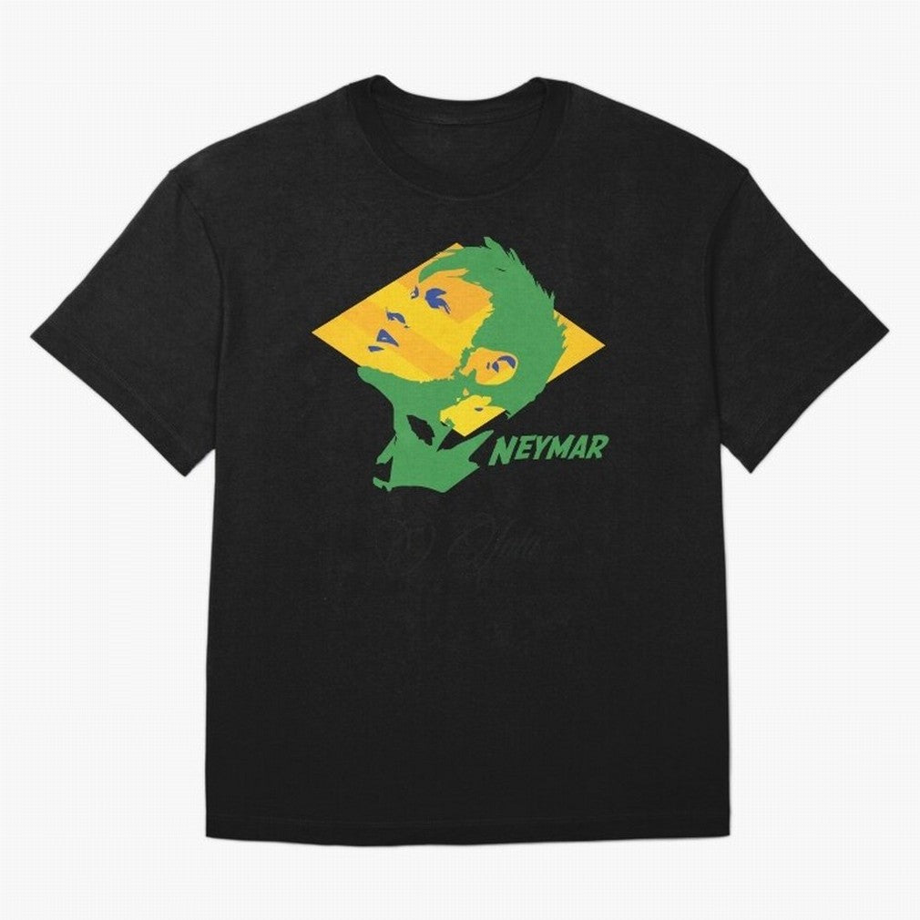 BRAZIL NEYMAR JR. WC 14 FOOTBALL T-SHIRT Essential T-Shirt Support Your Favorite Stars during Global Football Passion for FIFA World Cup 2026 Group Stage, Built around Messi and Cristiano Ronaldo, Spain, Football History, Final Match Energy, Crowd