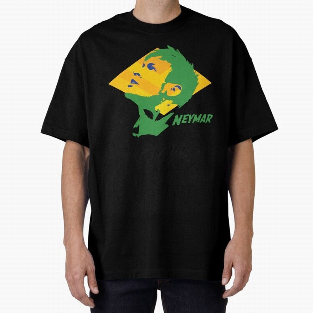 BRAZIL NEYMAR JR. WC 14 FOOTBALL T-SHIRT Essential T-Shirt Support Your Favorite Stars during Global Football Passion for FIFA World Cup 2026 Group Stage, Built around Messi and Cristiano Ronaldo, Spain, Football History, Final Match Energy, Crowd